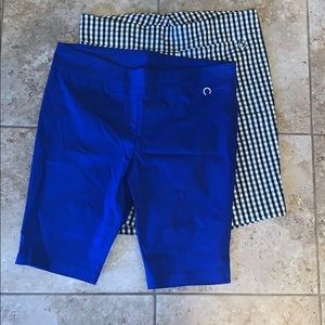 Rafaella peddle pushers knee length shorts